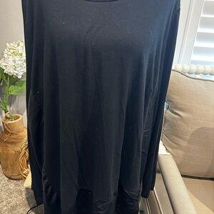 Seven 7 Elegant Black Women's Top